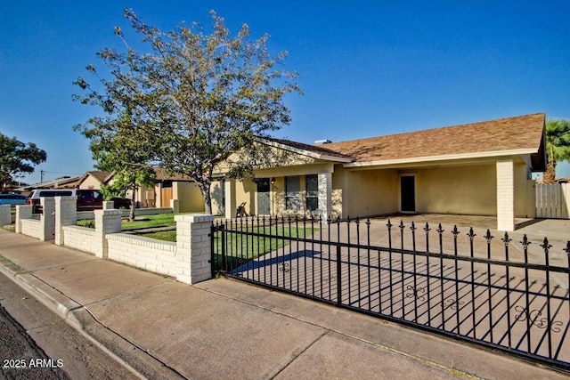 1045 S Solomon St, Mesa, AZ 85204 - view of front of property featuring stucco siding