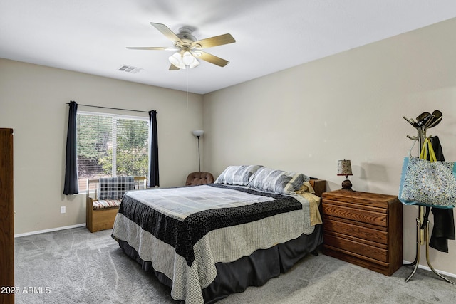 110 E Saddle Way, San Tan Valley, AZ 85143 - carpeted bedroom featuring baseboards and a ceiling fan