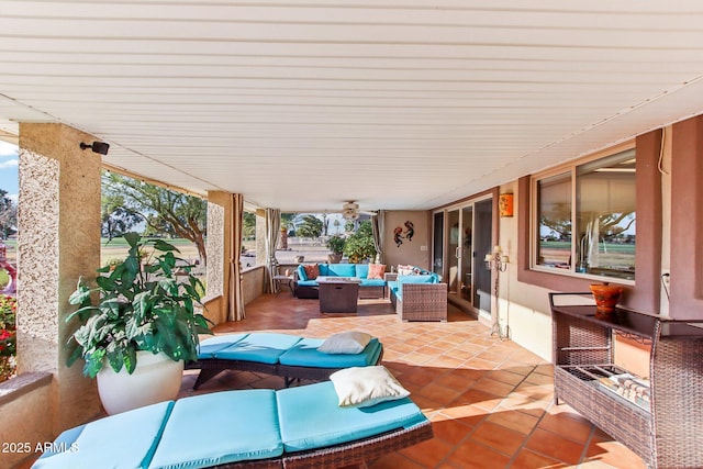 view of patio / terrace with outdoor lounge area