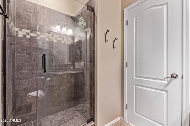 1405 E Aloe Dr, Chandler, AZ 85286 - full bathroom with a shower stall and baseboards