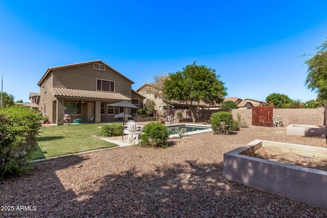 1405 E Aloe Dr, Chandler, AZ 85286 - view of yard featuring a patio