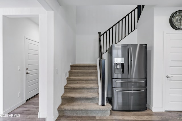 5223 S Axiom, Mesa, AZ 85212 - staircase featuring wood finished floors and baseboards
