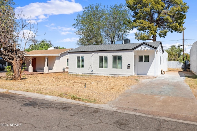 view of ranch-style house