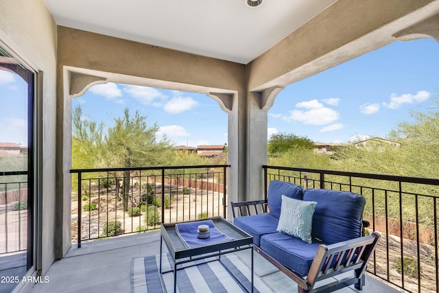 3935 E Rough Rider Rd Unit 1039, Phoenix, AZ 85050 - balcony featuring outdoor lounge area