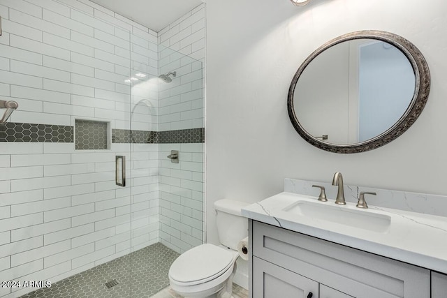 15522 E Chicory Dr, Fountain Hills, AZ 85268 - full bathroom with a shower stall, toilet, and vanity