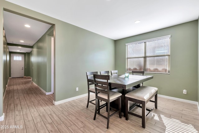 dining area featuring a healthy amount of sunlight