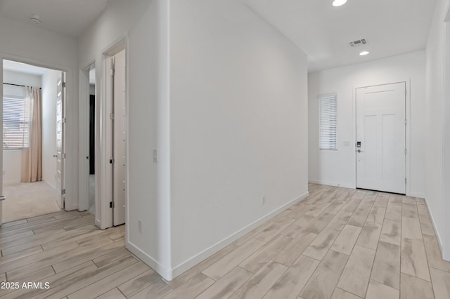 3260 W Caleb Rd, Phoenix, AZ 85083 - entryway with light wood-style flooring, recessed lighting, and baseboards