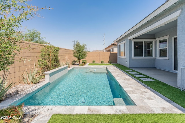 3260 W Caleb Rd, Phoenix, AZ 85083 - view of swimming pool with a fenced backyard and a patio area