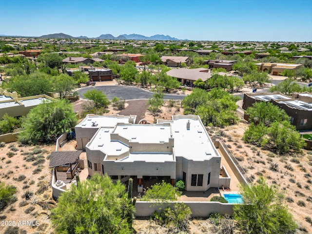 32826 N 54th St, Cave Creek, AZ 85331 - aerial view of residential area featuring a mountainous background
