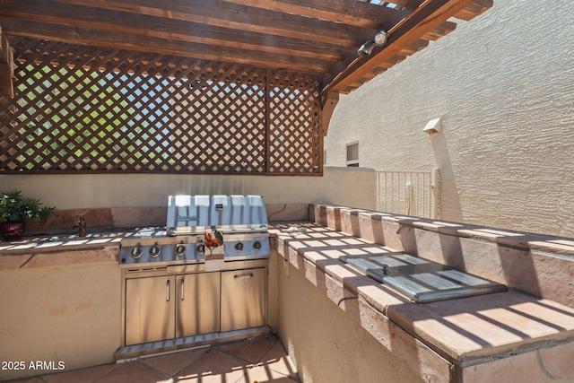 32826 N 54th St, Cave Creek, AZ 85331 - view of patio / terrace with exterior kitchen