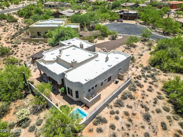32826 N 54th St, Cave Creek, AZ 85331 - aerial view of property and surrounding area featuring a pool area