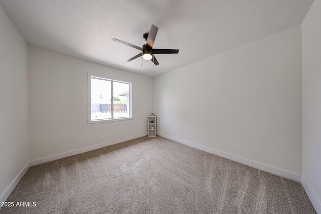 7201 N 16th Dr, Phoenix, AZ 85021 - carpeted spare room featuring a ceiling fan and baseboards