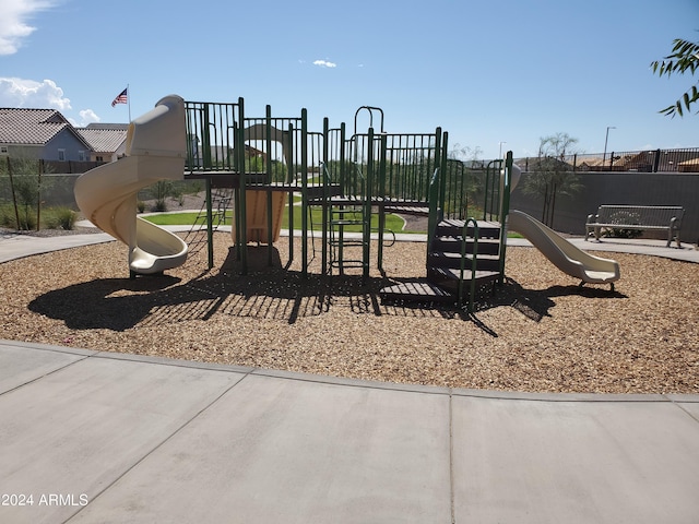 view of communal playground