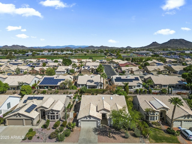 6920 W Via Montoya Dr, Glendale, AZ 85310 - bird's eye view featuring a residential view and a mountain view
