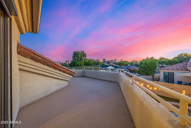 7439 E Beryl Ave, Scottsdale, AZ 85258 - view of balcony at dusk