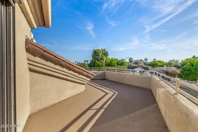 7439 E Beryl Ave, Scottsdale, AZ 85258 - view of patio / terrace with a balcony