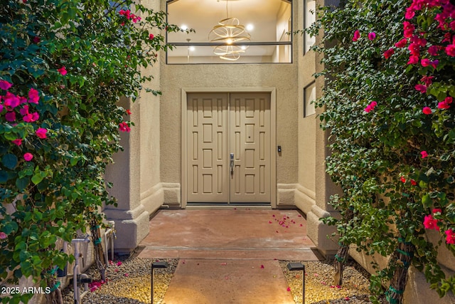 7439 E Beryl Ave, Scottsdale, AZ 85258 - entrance to property featuring stucco siding
