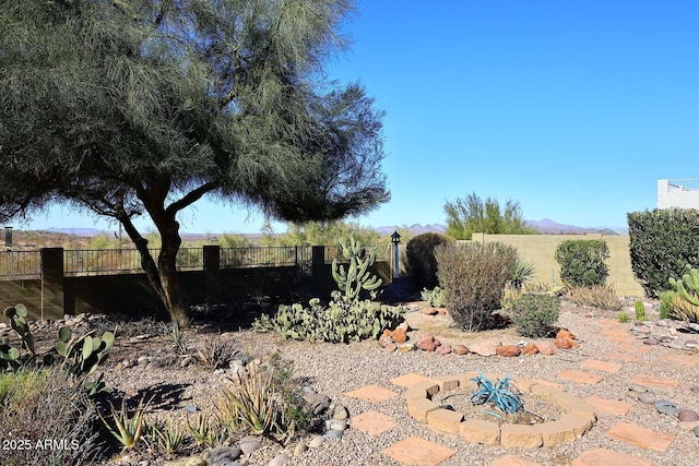 view of yard with a patio