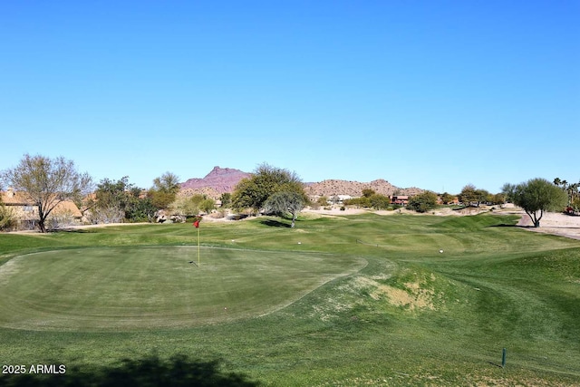 view of property's community featuring a mountain view