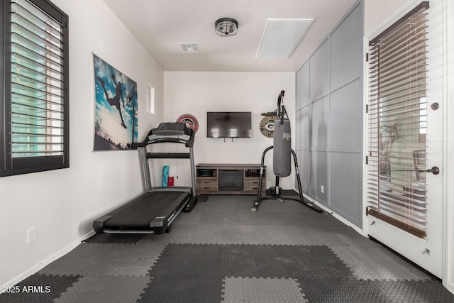 5212 S Seton Ct, Gilbert, AZ 85298 - workout room featuring baseboards