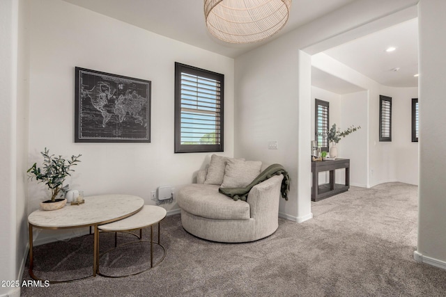5212 S Seton Ct, Gilbert, AZ 85298 - sitting room with carpet flooring and baseboards