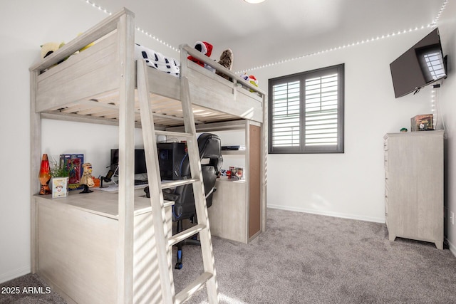 5212 S Seton Ct, Gilbert, AZ 85298 - carpeted bedroom with baseboards and an office area