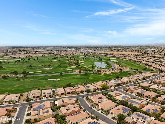 1620 E Sattoo Way, Queen Creek, AZ 85140 - aerial view of property's location featuring a nearby body of water, a local golf course, and nearby suburban area