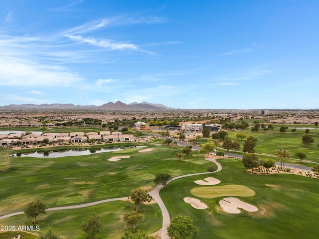 1620 E Sattoo Way, Queen Creek, AZ 85140 - aerial perspective of suburban area featuring a water and mountain view and a golf course