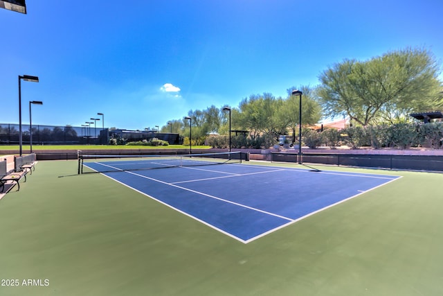 1620 E Sattoo Way, Queen Creek, AZ 85140 - view of tennis court featuring community basketball court and fence