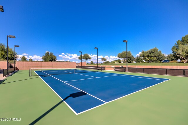 1620 E Sattoo Way, Queen Creek, AZ 85140 - view of tennis court with community basketball court and fence