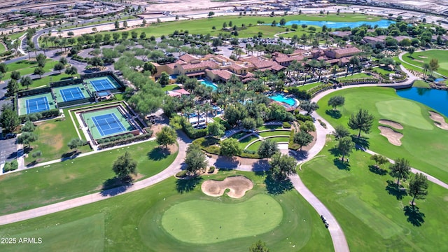 1620 E Sattoo Way, Queen Creek, AZ 85140 - aerial overview of property's location with a nearby body of water and a local golf course