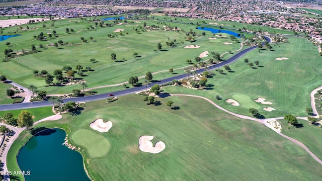 1620 E Sattoo Way, Queen Creek, AZ 85140 - aerial view of property and surrounding area featuring a nearby body of water and a local golf course