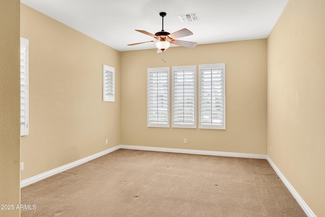 1620 E Sattoo Way, Queen Creek, AZ 85140 - empty room with a ceiling fan, carpet flooring, and baseboards
