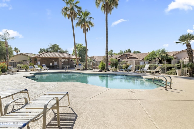 1449 W Sherri Dr, Gilbert, AZ 85233 - community pool featuring a patio and a residential view