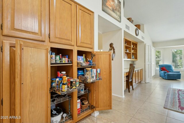 pantry featuring visible vents