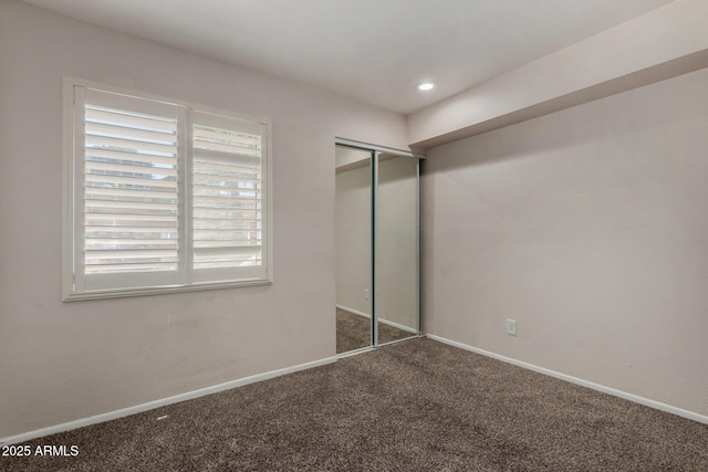 154 W 5th St Unit 210, Tempe, AZ 85281 - unfurnished bedroom with carpet flooring, a closet, and recessed lighting