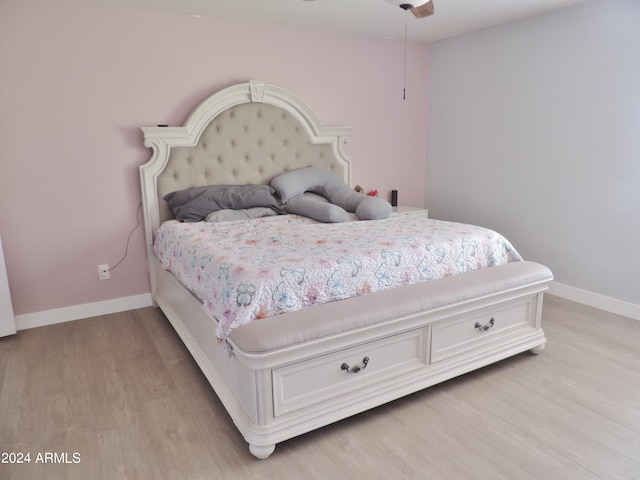30111 N Oak Dr, Florence, AZ 85132 - bedroom with baseboards and light wood-style floors
