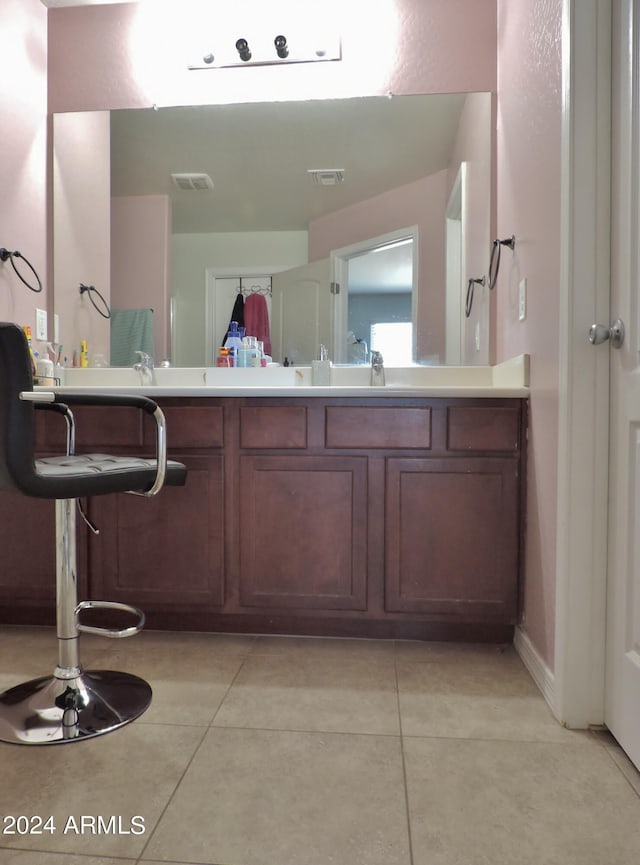 30111 N Oak Dr, Florence, AZ 85132 - bathroom featuring tile patterned floors, vanity, and visible vents