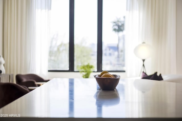 view of dining area