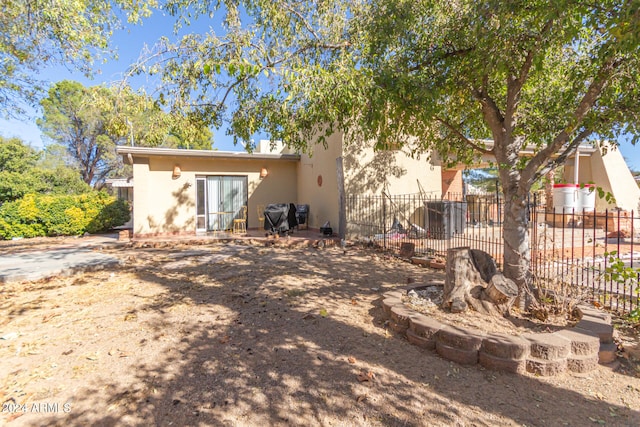 view of rear view of property