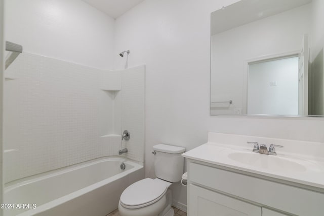 4702 S 109th Ave, Tolleson, AZ 85353 - bathroom featuring bathing tub / shower combination, vanity, and toilet