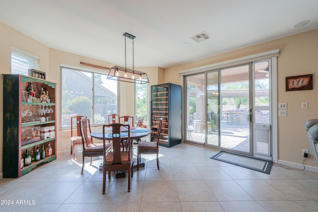 view of dining room