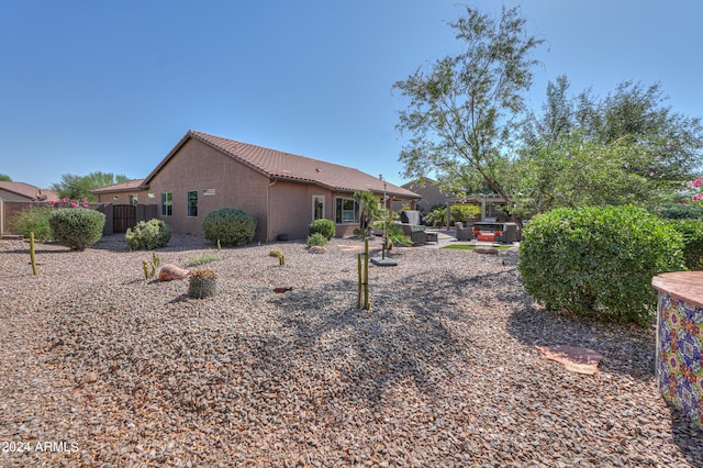 exterior space with a patio