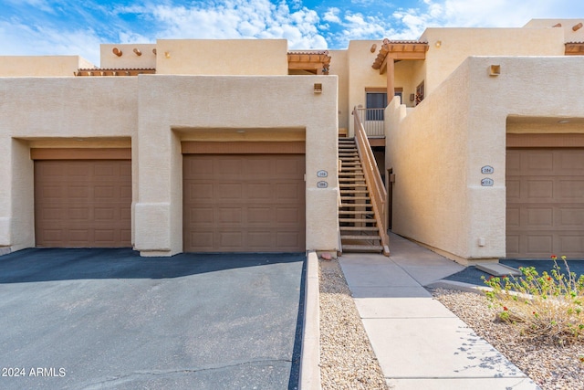 view of adobe home