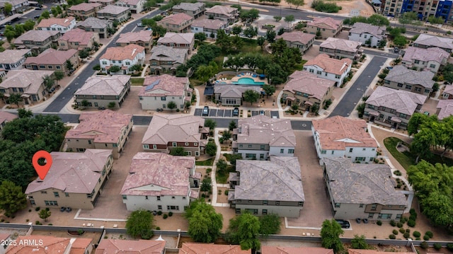 14870 W Encanto Blvd Unit 1059, Goodyear, AZ 85395 - aerial view of property and surrounding area featuring nearby suburban area