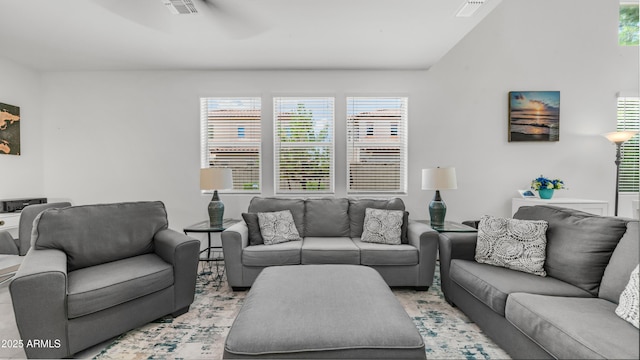 14870 W Encanto Blvd Unit 1059, Goodyear, AZ 85395 - living area with a ceiling fan