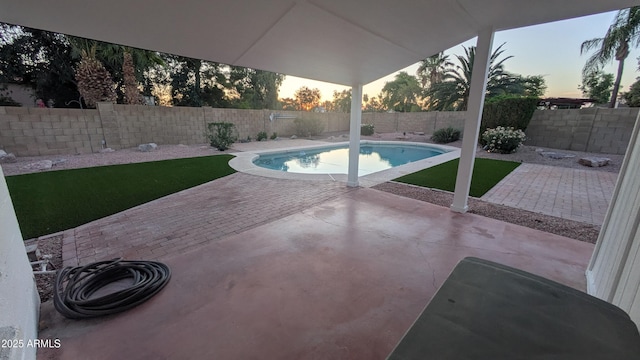 1044 N Arvada N, Mesa, AZ 85205 - view of swimming pool with a patio area and a fenced backyard