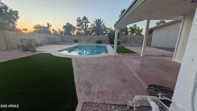 1044 N Arvada N, Mesa, AZ 85205 - view of swimming pool with a patio and a fenced backyard