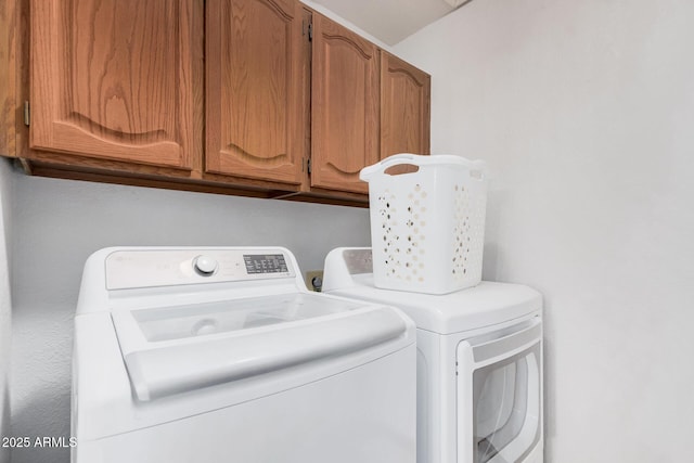 9414 S La Rosa Dr, Tempe, AZ 85284 - laundry room with washer and dryer and cabinet space