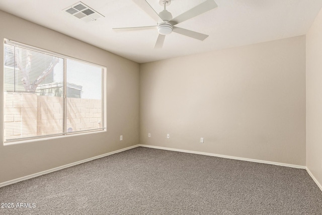 125 N 22nd Pl Unit 53, Mesa, AZ 85213 - carpeted empty room featuring ceiling fan, healthy amount of natural light, and baseboards